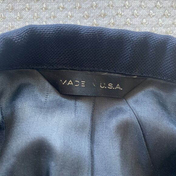 Chaps Ralph Lauren Sport Coat Mens 45 Blue Suit Blazer Jacket Gold Button USA - Picture 7 of 15